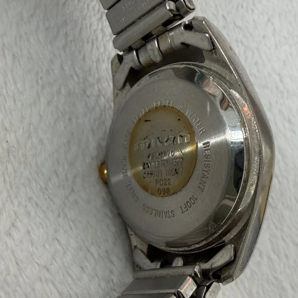 Milan Women's Silver and Gold Watch